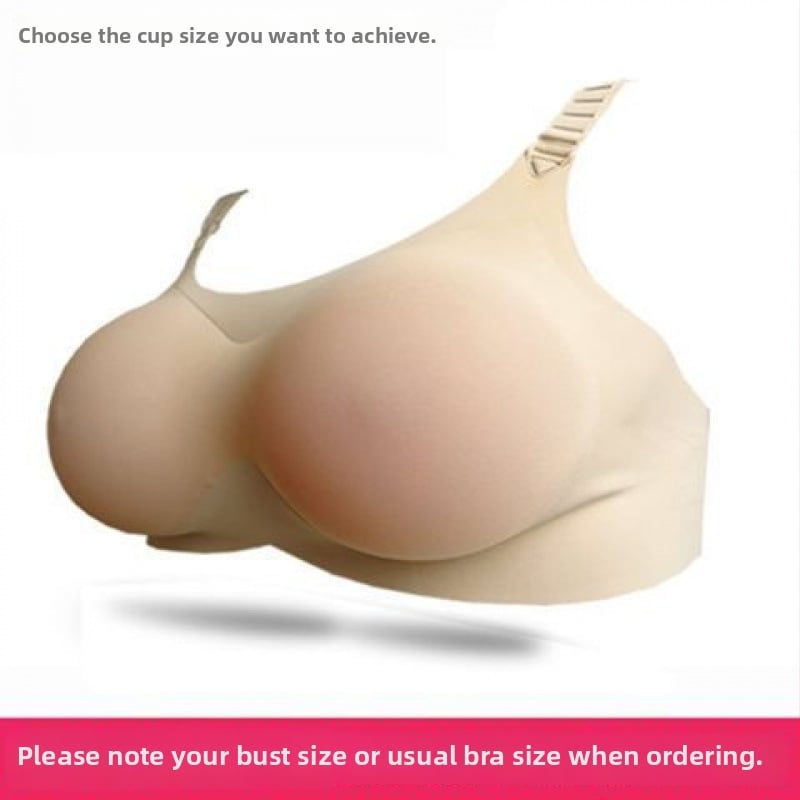 Силиконови протезни бюст чашки за сутиен, ултра тънки, реалистични, двоен дизайн