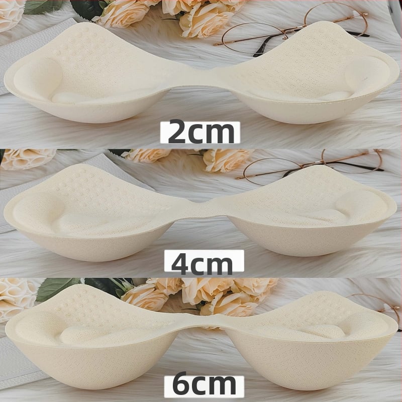 Integrētie krūšu spilventiņi ūdens piliena formā, integrēti; Zīmols: dodokiss/toot kiss; Materiāls: sūklis; Biezums: sabiezināts; Funkcijas: bez pēdām, elpojošas, palielināšana