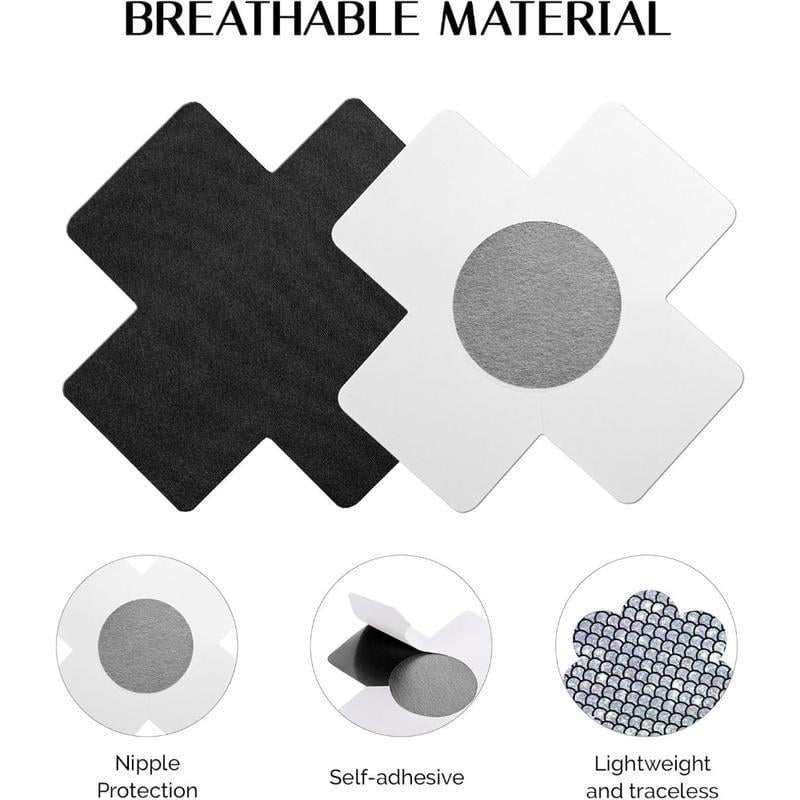 Glitter Pasties Nipple Covers – Mežģīne, Parastā biezums, Funkcija: Cits