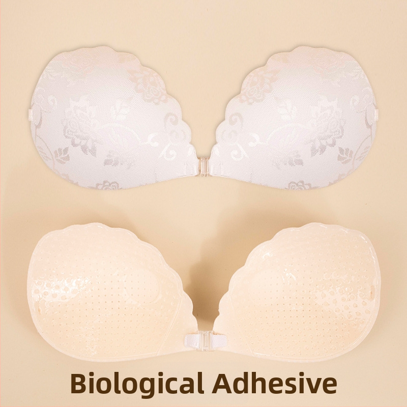 Shell Lace Chest Sticker – elpojošs, neredzams, bez pēdām, savelk, plāna mežģīne