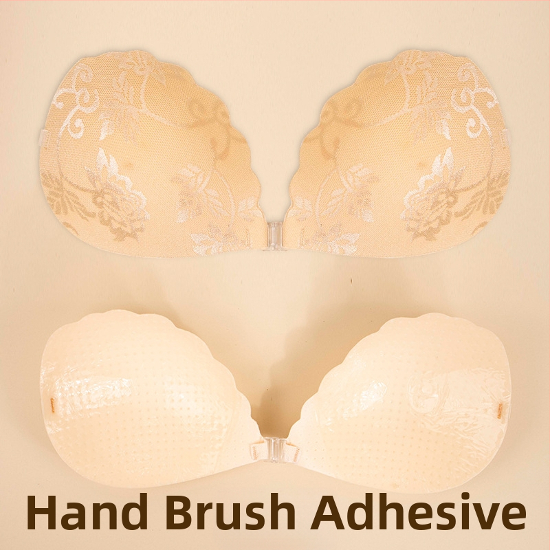 Shell Lace Chest Sticker – elpojošs, neredzams, bez pēdām, savelk, plāna mežģīne