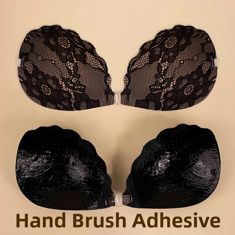 Shell Lace Chest Sticker – elpojošs, neredzams, bez pēdām, savelk, plāna mežģīne