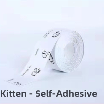 PVC самозалепващ водоустойчив кант за фуги в кухнята и банята – модерен минималистичен стил, за пропуски около газова плита, мивка и тоалетна