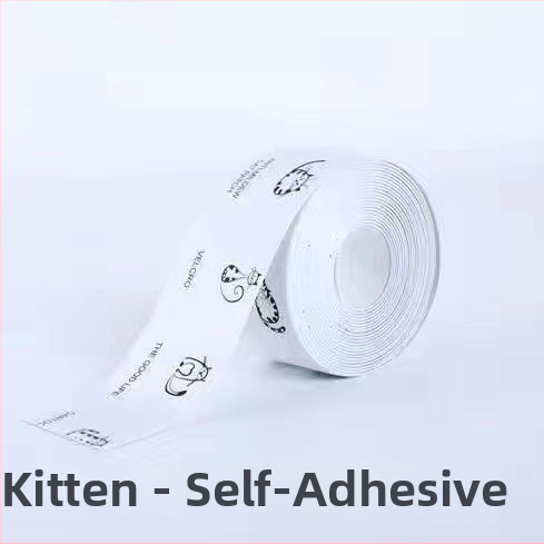 PVC samolepiaca vodotesná okrajová páska pre kuchyňu a kúpeľňu – moderný minimalistický štýl, pre špáry okolo plynového sporáča, drezu a WC