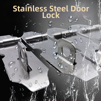 Nerūsējošā tērauda aizslēdzējs skapjiem — 201 nerūsējošā tērauda, virsmas apstrāde wire-drawn, mūsdienīgs vienkāršs stils, zīmols Lock Card, piemērots skolām, mājas vajadzībām, internātiem, rūpnīcām, ārējai lietošanai