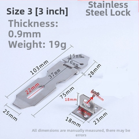 Nerūsējošā tērauda aizslēdzējs skapjiem — 201 nerūsējošā tērauda, virsmas apstrāde wire-drawn, mūsdienīgs vienkāršs stils, zīmols Lock Card, piemērots skolām, mājas vajadzībām, internātiem, rūpnīcām, ārējai lietošanai
