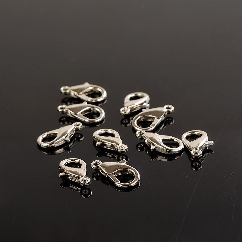 Set 302 lobster kopča za nakit — kopče za lančiće, kopče za privjeske, klizne kopče, konektori za narukvice, DIY dodaci za perle