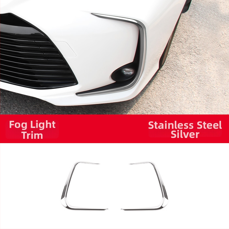 Toyota Corolla 2019–2024 jaoks: esikaitseraiba, nurga kaitse, udutuled dekoratiivne joon; ei ühildu sportversiooniga.