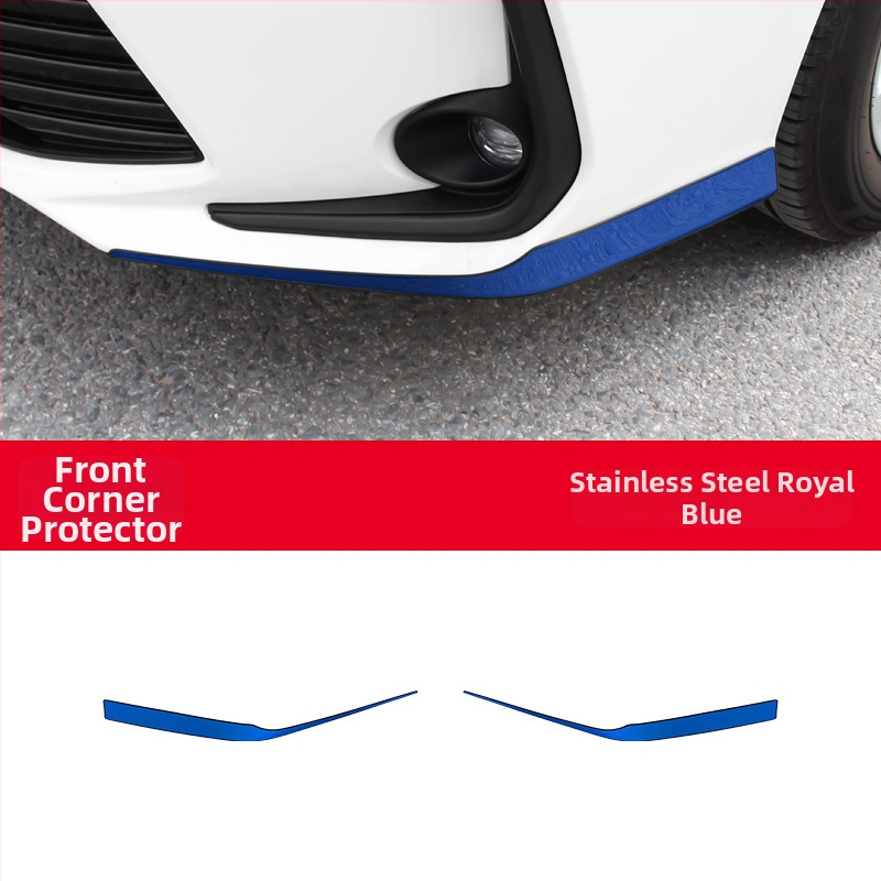 Toyota Corolla 2019–2024 jaoks: esikaitseraiba, nurga kaitse, udutuled dekoratiivne joon; ei ühildu sportversiooniga.