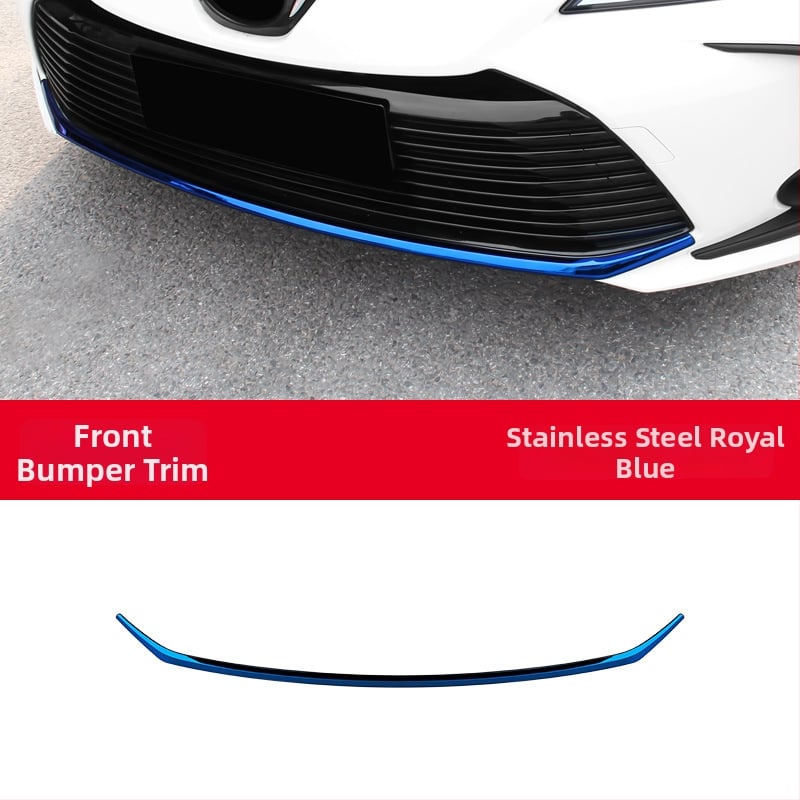 Toyota Corolla 2019–2024 jaoks: esikaitseraiba, nurga kaitse, udutuled dekoratiivne joon; ei ühildu sportversiooniga.