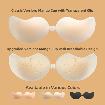 Silicone krūšu plāksteris mango formas, ultra plāns, elpojošs, neredzams, līgavas kleitai