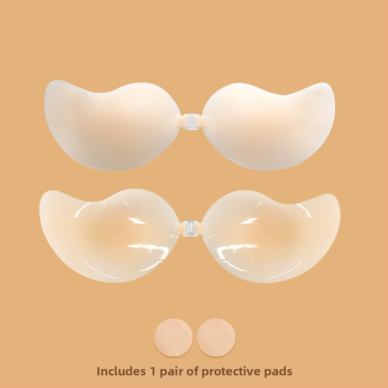 Silicone krūšu plāksteris mango formas, ultra plāns, elpojošs, neredzams, līgavas kleitai