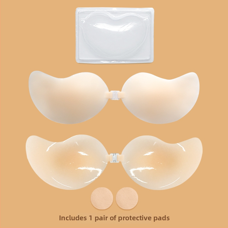 Silicone krūšu plāksteris mango formas, ultra plāns, elpojošs, neredzams, līgavas kleitai