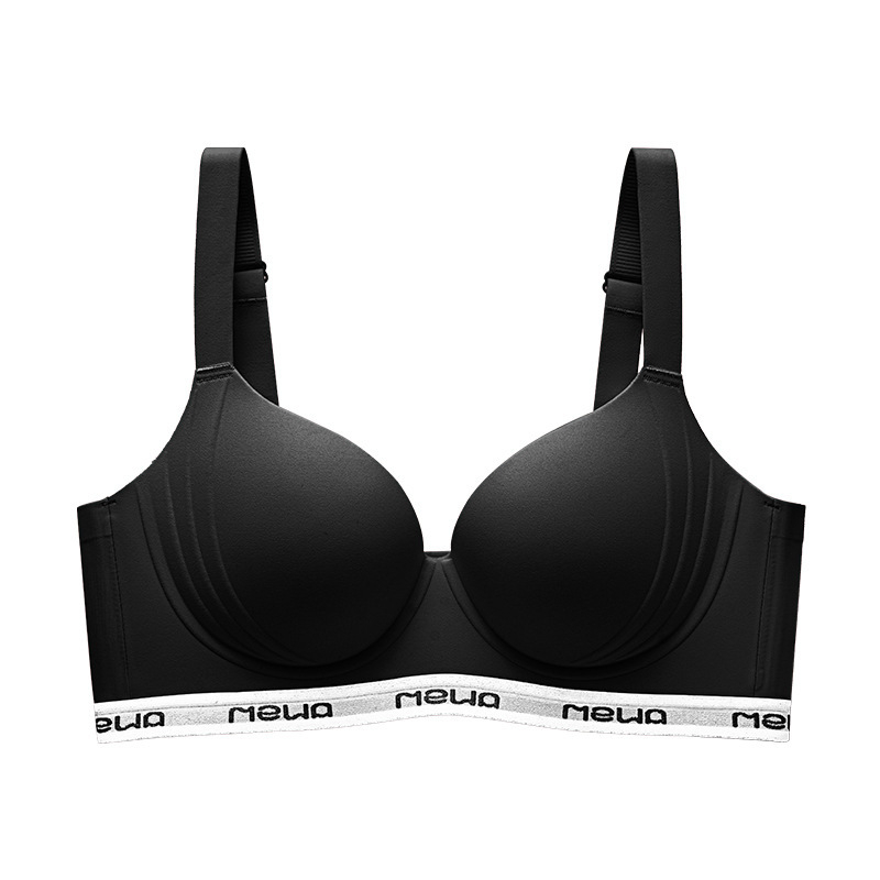 Sieviešu neilona krūšturis ar 3/4 krūšu kausu, plāns formēts kauss, fiksētas siksnas, mugurējā aizdare ar četrām rindu āķiem