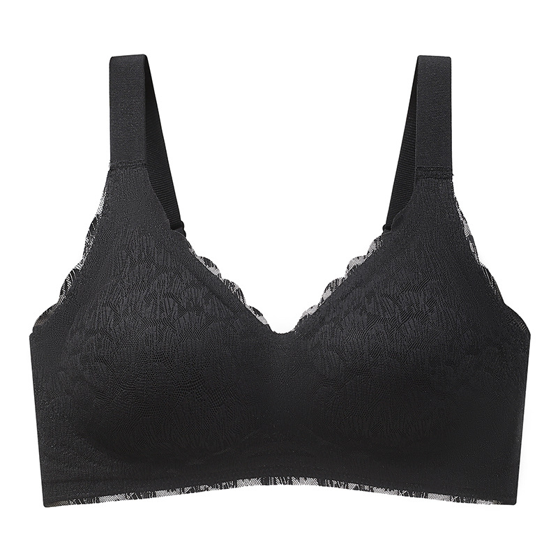 Sieviešu neilona push-up krūšturis, 3/4 kauss, plāns veidots kauss, stingras siksnas, aizmugurējā četru rindu aizdare
