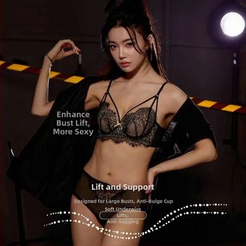 Push-up krūšturis ar mežģīni, galvenais audums neilons, odere kokvilna, regulējamas siksnas, aizmugurē ar divkāršu aizdari