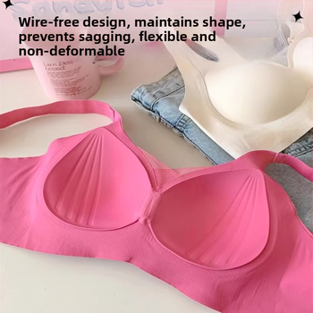 Sieviešu krūšturis – pret gravitācijas pacēlājs, mīksta atbalsta, pilna kauss ar vidēji formētu kupolu, neilona audums ar spandeks iekšpusi, aizmugurē četrrindu aizdare, elpojošs komforts