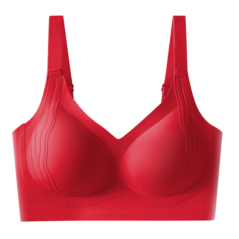 Elpojošs bezšuvju krūšturis bez stieples, 3/4 kauss, mīksti formēti kausi no sūklīša, sānu krūšu savākšana, muguras veidošana