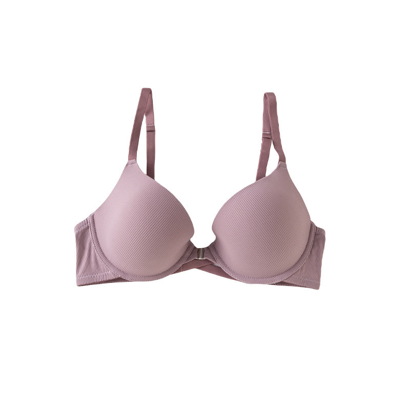 Push-Up krūšturis no neilona ar plānām formētām kupām, putu pildījums, fiksētas dubultās siksnas