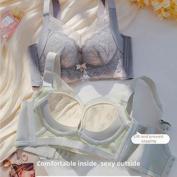 Krūšturis ar savākšanu, pacelšanu un regulēšanu; 3/4 krūze, bieza veidota krūze, fiksētas dubultās siksnas, mugurā četri aizdari