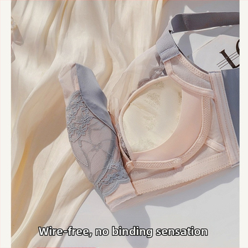 Krūšturis ar savākšanu, pacelšanu un regulēšanu; 3/4 krūze, bieza veidota krūze, fiksētas dubultās siksnas, mugurā četri aizdari