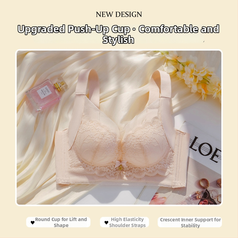 Krūšturis ar savākšanu, pacelšanu un regulēšanu; 3/4 krūze, bieza veidota krūze, fiksētas dubultās siksnas, mugurā četri aizdari