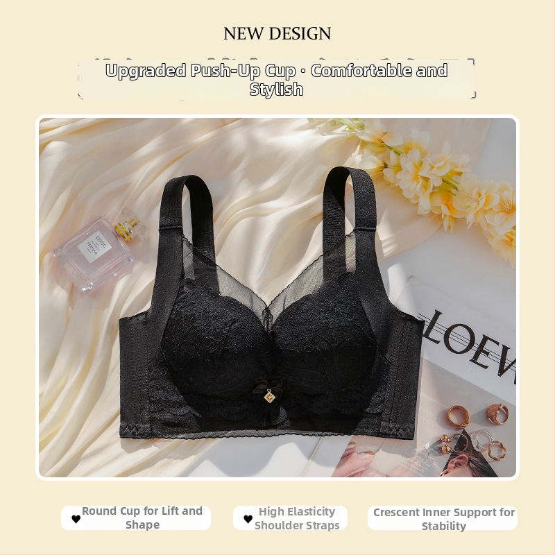 Krūšturis ar savākšanu, pacelšanu un regulēšanu; 3/4 krūze, bieza veidota krūze, fiksētas dubultās siksnas, mugurā četri aizdari