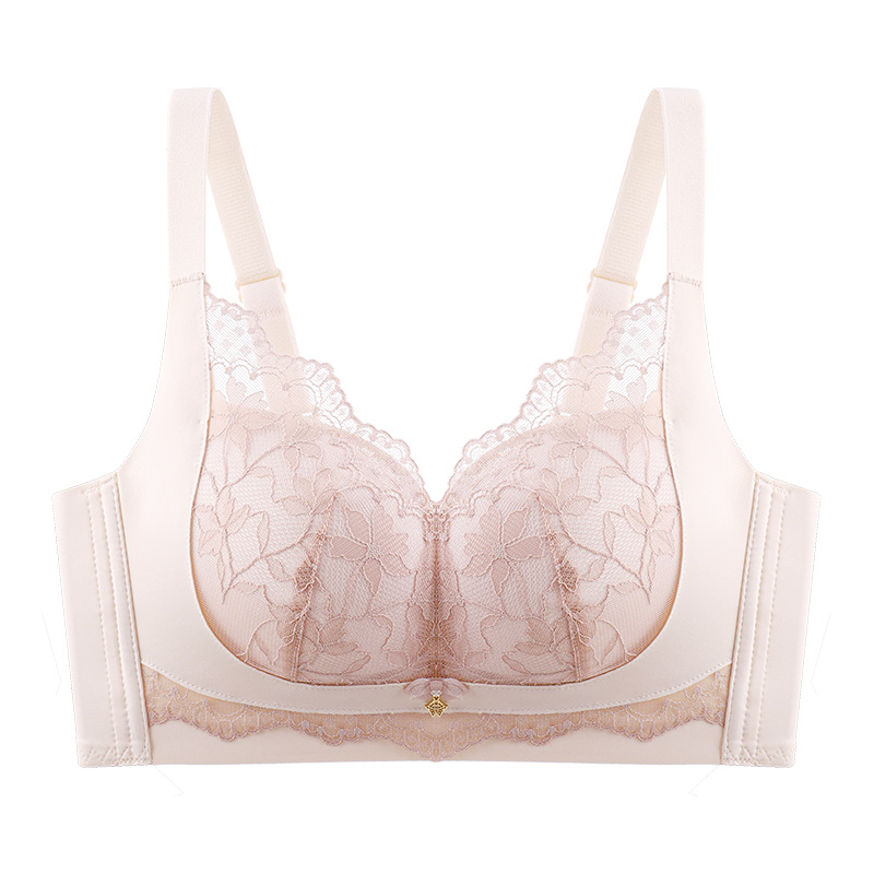 Mežģīņu Push-Up krūšturis ar 3D kausiem, bez sānu kauliņiem; materiāls neilons, pildviela poliesters; kauss vidējāsformas; mugurējā aizdare ar četriem sprādžām; elpojošs, ērts