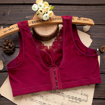 Sutien dantelat cu cupe turnate ultra-subțiri, 3/4 cup, material nylon, bretele fixe duble, închidere spate cu patru rânduri