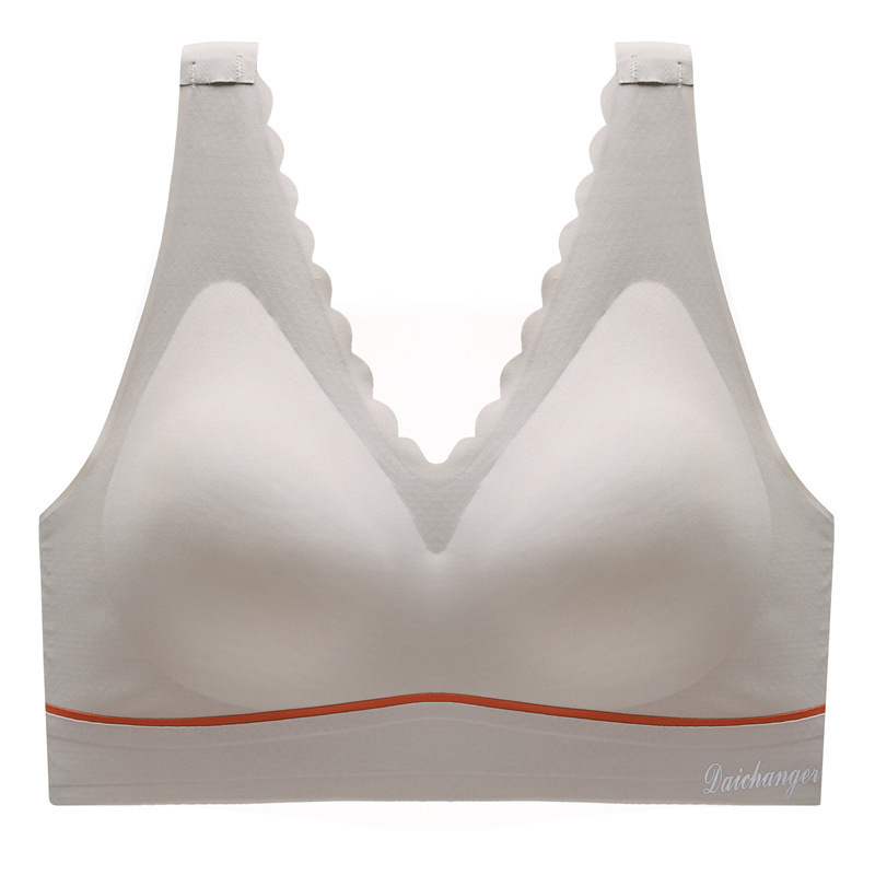 Traadita rinnahoidja täis koppidega, ilma õmblusteta, sportlik vest-stiil koos fikseeritud kahekordsete rihmadega, 70–80% nailon, ilma terasrõngata