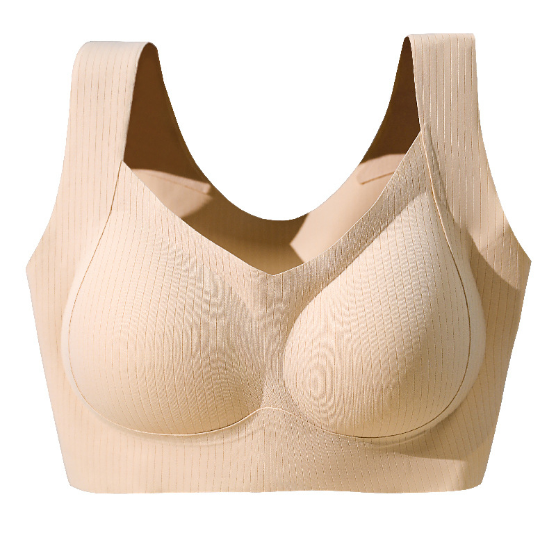 Push-up rinnahoidja ilma terasest raamita, hingav, üheosalise lõiguga kupp, fikseeritud topeltrihmadega