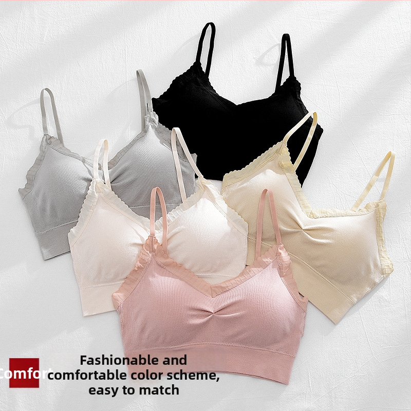 Bezšuvju caurulvē virsotne ar pilnajiem kausiem, latex formēti kausi, kokvilnas audums, fiksēti dubulti plecu siksnas