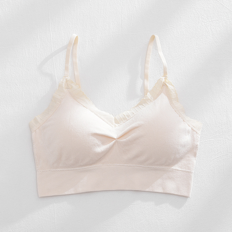 Bezšuvju caurulvē virsotne ar pilnajiem kausiem, latex formēti kausi, kokvilnas audums, fiksēti dubulti plecu siksnas