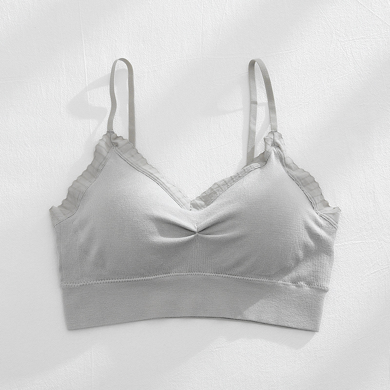 Bezšuvju caurulvē virsotne ar pilnajiem kausiem, latex formēti kausi, kokvilnas audums, fiksēti dubulti plecu siksnas