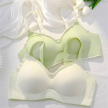 Bešuvine rinnahoidja nailonist, 3/4 kauss, ilma terasrõngast, fikseeritud topeltrihmad, tagant kolm konksu rida (Nailon; 3/4 kauss; ilma terasrõngast; fikseeritud topeltrihmad; tagant kolm konksu rida)