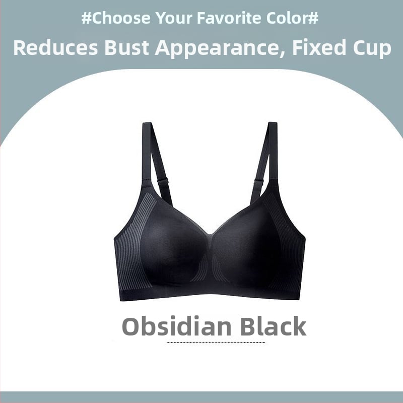 Sutien fără cusături pentru bust mare — fără sârmă, susținere, anti-cădere, cupe turnate ultra-subțiri, bretele reglabile