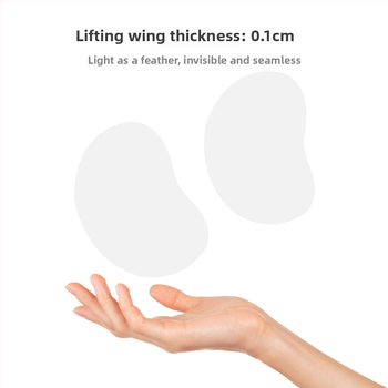 Silikona krūšu plāksteris, mango formas, ultra plāns, neredzams