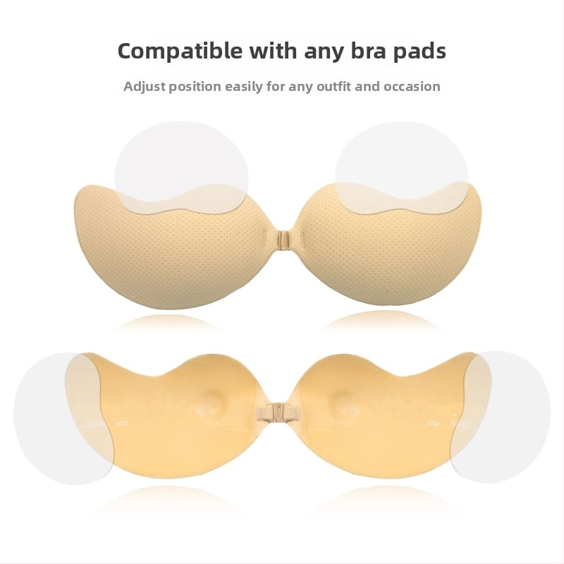 Silikona krūšu plāksteris, mango formas, ultra plāns, neredzams