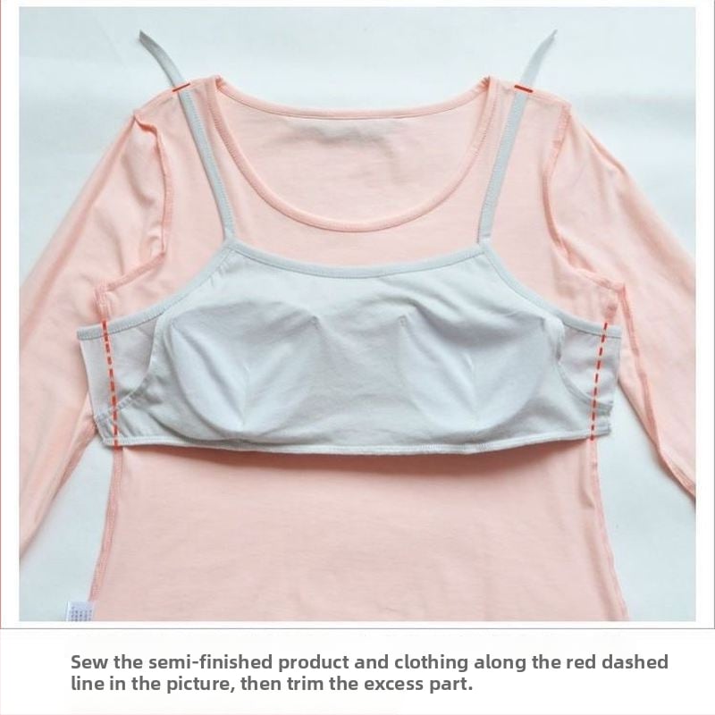 Mežģīņu ultra-plāna krūšu aizpilde nakts apģērbam, šūjama un noņemama