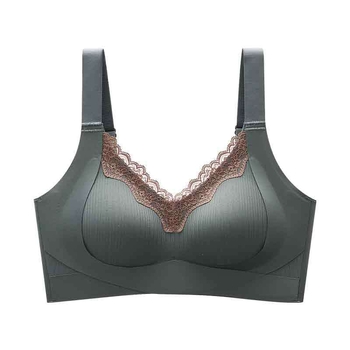 Rinnahoidja ülemise toega, 3/4 kauss, õhukesed vormitud kausid, fikseeritud õlapaelad, selja nelja rea konksu sulgemine