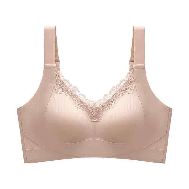 Rinnahoidja ülemise toega, 3/4 kauss, õhukesed vormitud kausid, fikseeritud õlapaelad, selja nelja rea konksu sulgemine