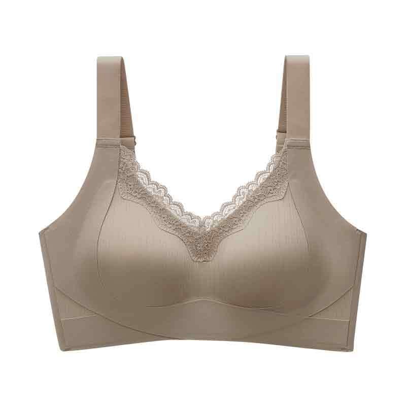 Rinnahoidja ülemise toega, 3/4 kauss, õhukesed vormitud kausid, fikseeritud õlapaelad, selja nelja rea konksu sulgemine