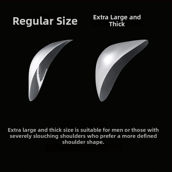 Silikona plecu spilvens – taisnā leņķa stiprinājums, biezināts, pretslīdēšanas, nemanāms