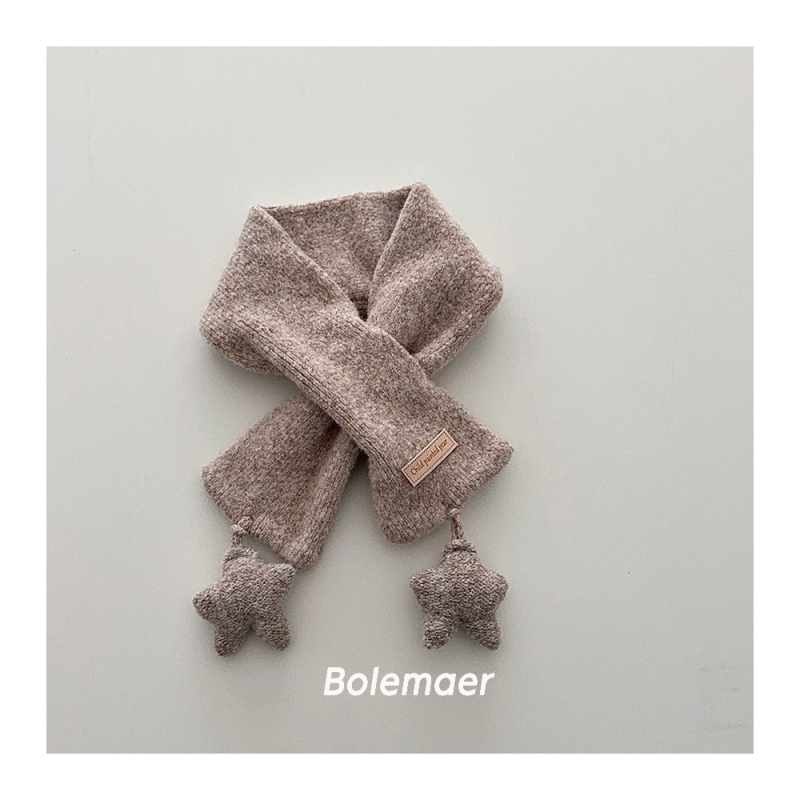 Dječji vuneni šal, pleteni, uzorak crtani, pravokutni oblik, japansko-korejski stil, zima/jesen