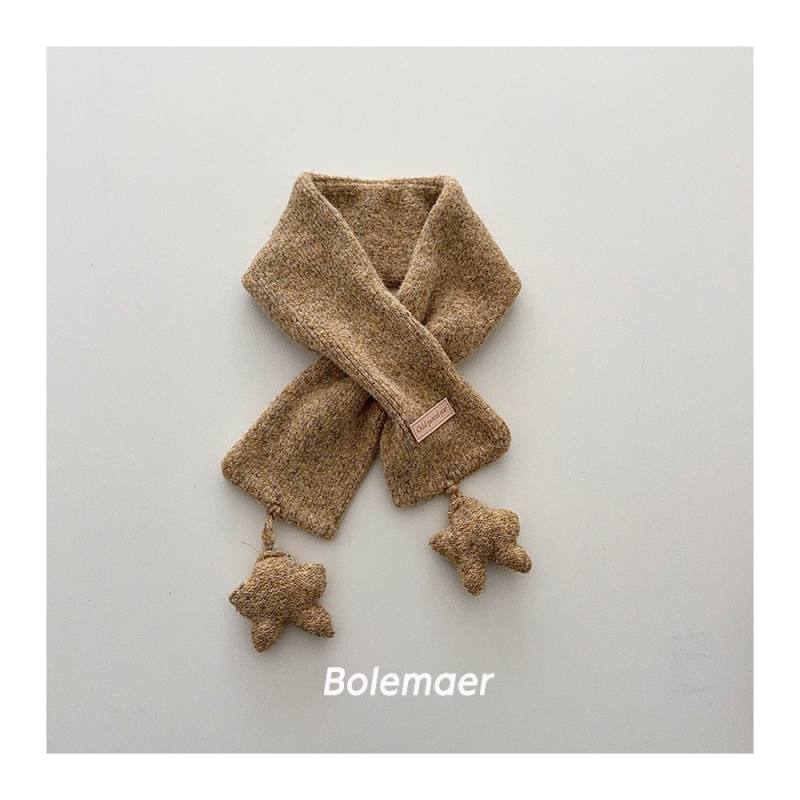 Dječji vuneni šal, pleteni, uzorak crtani, pravokutni oblik, japansko-korejski stil, zima/jesen