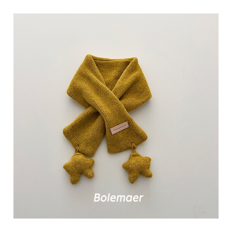 Dječji vuneni šal, pleteni, uzorak crtani, pravokutni oblik, japansko-korejski stil, zima/jesen