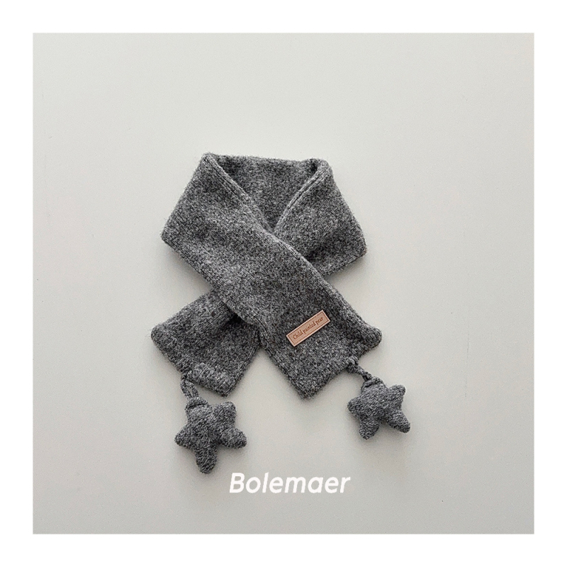 Dječji vuneni šal, pleteni, uzorak crtani, pravokutni oblik, japansko-korejski stil, zima/jesen