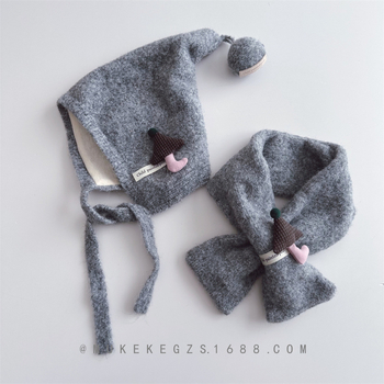 Šal – Unisex pleteni dodatak, akrilna/lažna vunena smjesa, jednostavno tkanje, jednobojni uzorak, zadržava toplinu