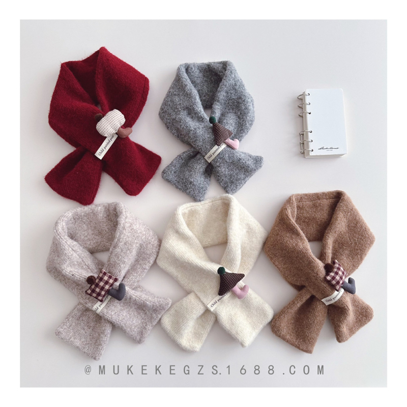 Šal – Unisex pleteni dodatak, akrilna/lažna vunena smjesa, jednostavno tkanje, jednobojni uzorak, zadržava toplinu