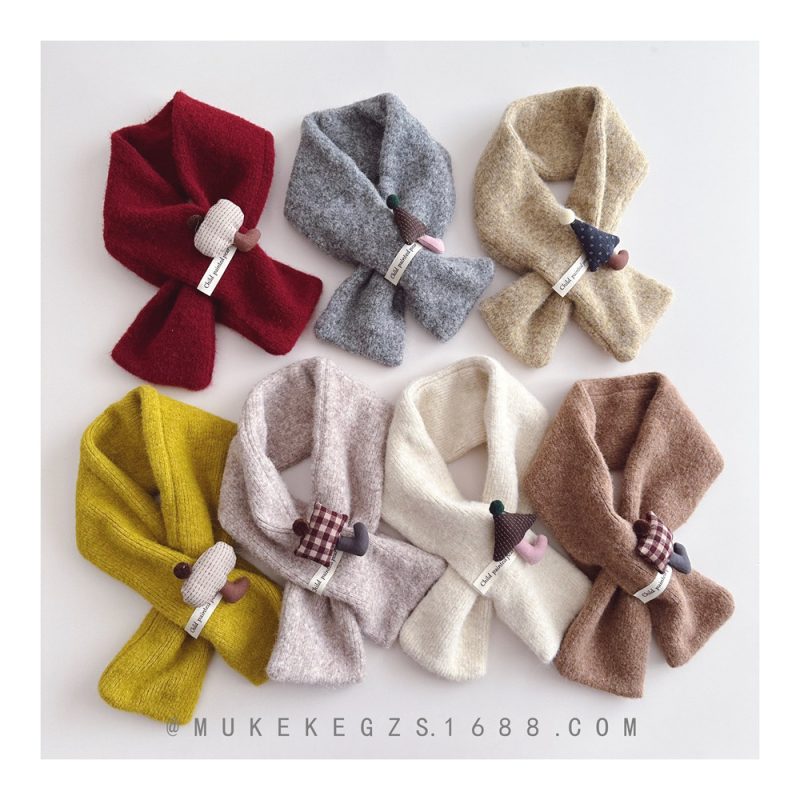 Šal – Unisex pleteni dodatak, akrilna/lažna vunena smjesa, jednostavno tkanje, jednobojni uzorak, zadržava toplinu